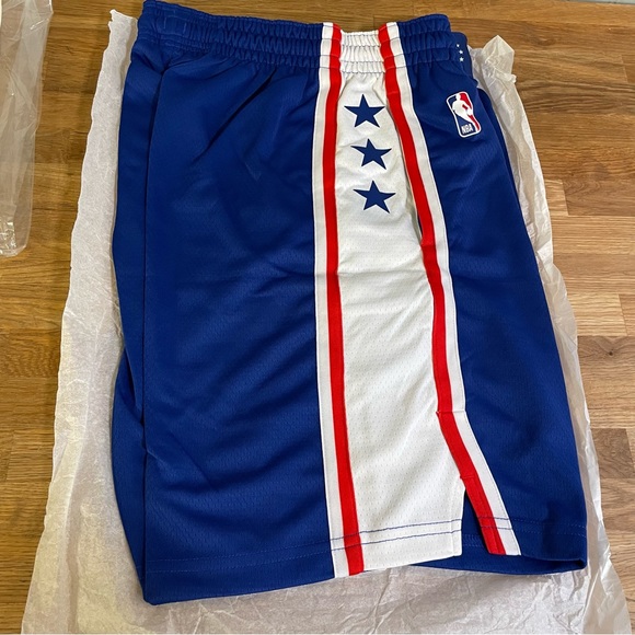 SOLD NEW Nike Men’s 76ers Basketball Shorts (M, 34”) - Picture 5 of 9